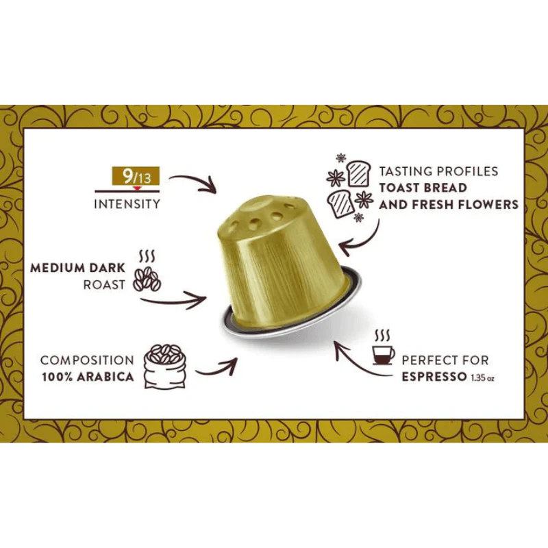 Kimbo Nespresso Compatible Barista 100% Arabica Aluminum Capsules, 10 Count - Image 3
