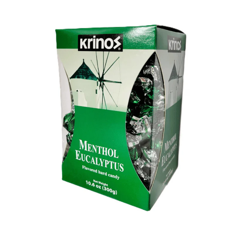 Krinos Menthol Eucalyptus Candy, 10.6 oz