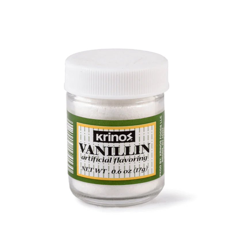 Krinos Vanillin Artificial Flavoring, 0.6 oz