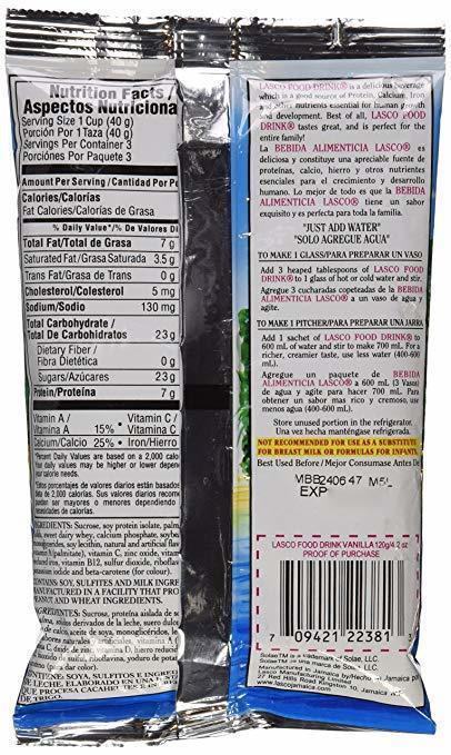 Lasco Vanilla Soy Food Drink - 120g - Image 2