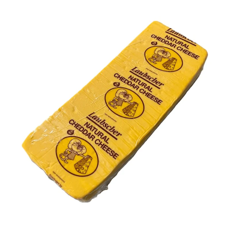 Laubscher Natural Yellow Cheddar Cheese, 10 Lbs