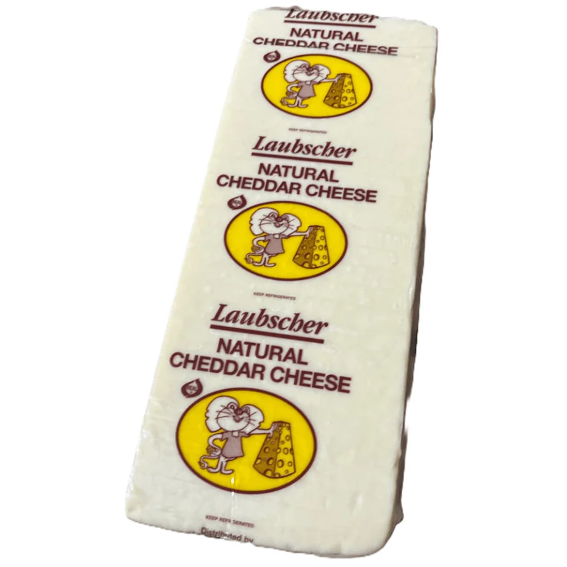 Laubscher Natural White Cheddar Cheese, 10 Lbs