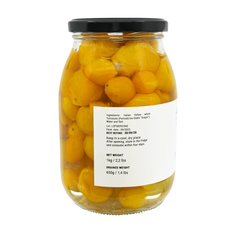 Le Naturelle Italian Yellow Whole Tomatoes, 2.2 lb - Image 2