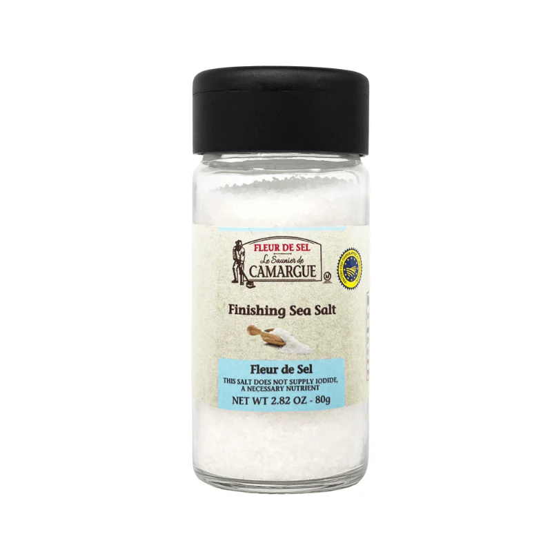 Le Saunier de Camargue Fleur De Sel Finishing Sea Salt Shakers, 2.82 oz