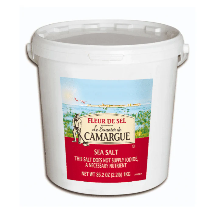 Le Saunier de Camargue Fleur de Sel Sea Salt, 2.2 Lbs