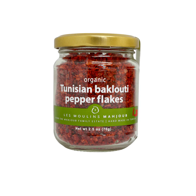 Les Moulins Mahjoub Organic Tunisian Baklouti Pepper Flakes, 2.5 oz