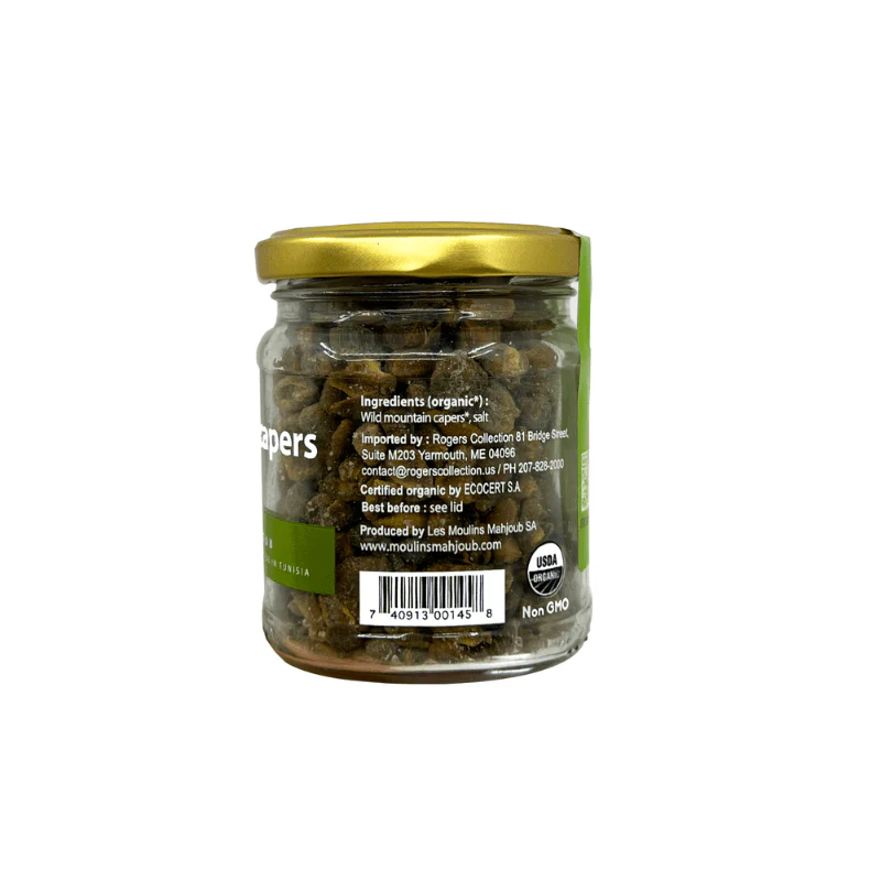 Les Moulins Mahjoub Organic Wild Mountain Capers in Sea Salt, 3.5 oz - Image 4