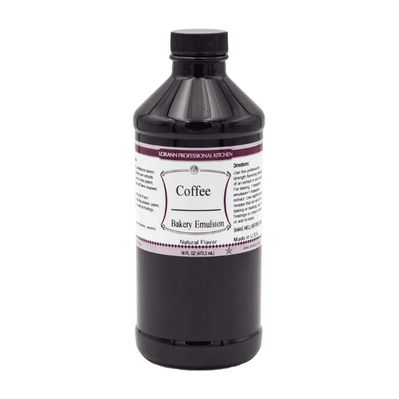 LorAnn Oils Natural Coffee Emulsion Extract, 16 oz