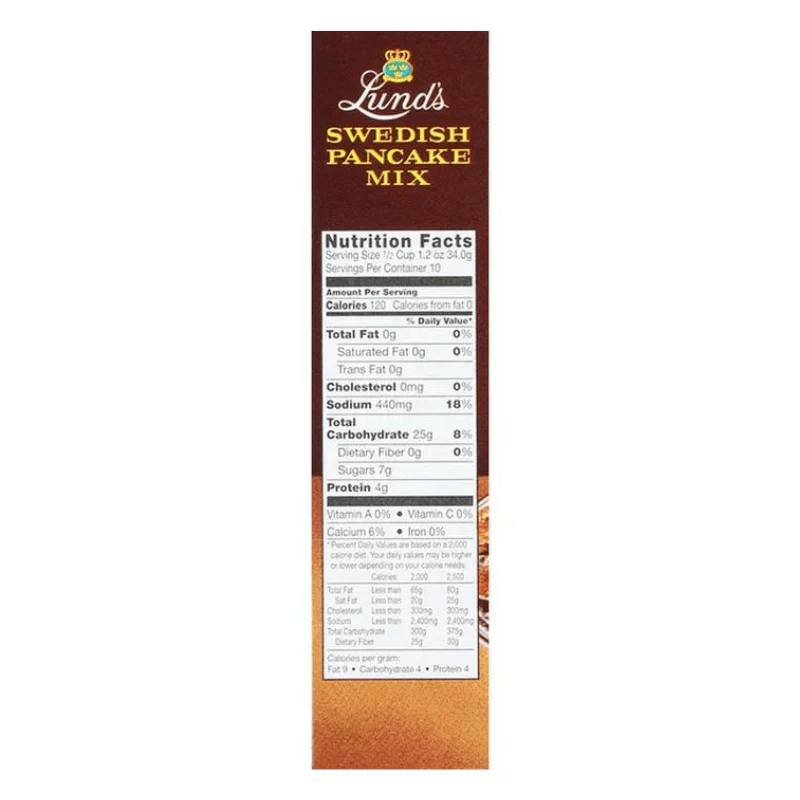 Lund’s Swedish Pancake Mix, 12 oz - Image 2