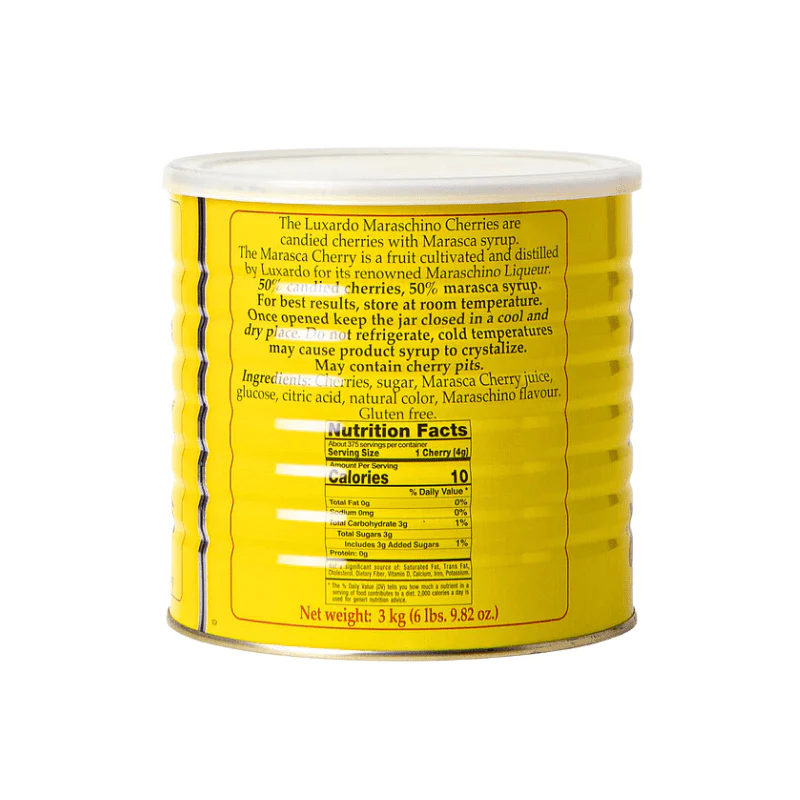 Luxardo Maraschino Cherries Tin, 6.6 lb. - Image 2