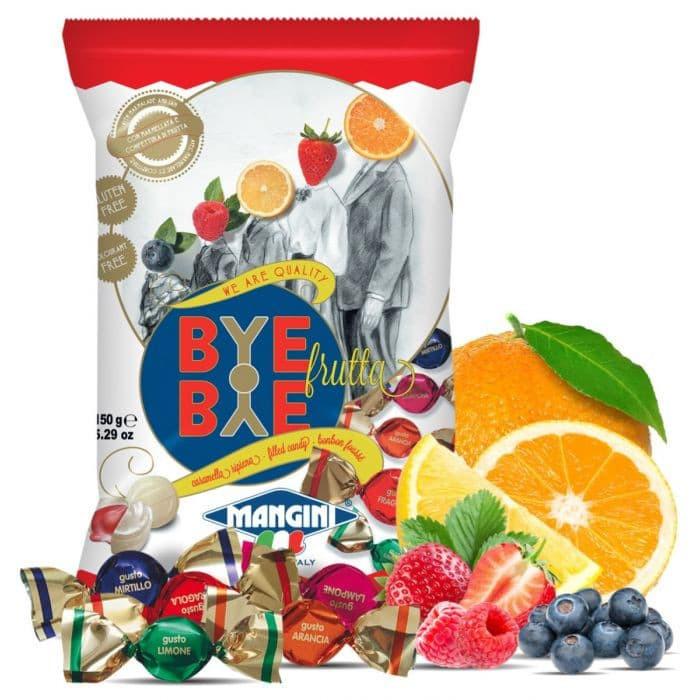 Mangini Bye Bye Frutta Filled Candy, 5.29 oz [Pack of 3]