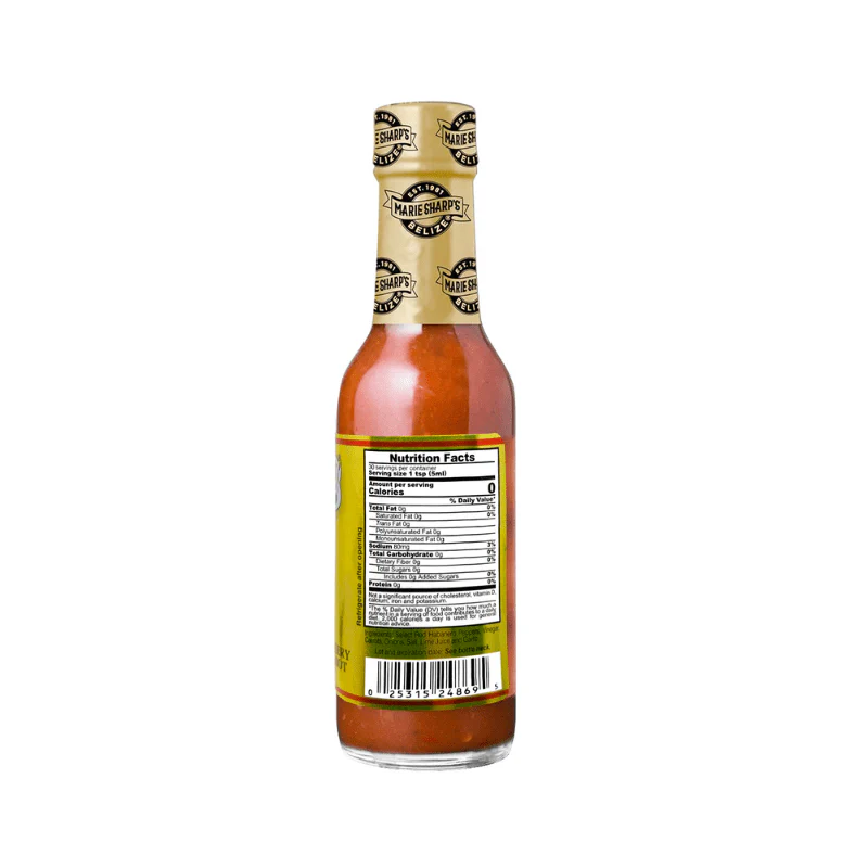 Marie Sharp's Fiery Hot Habanero Pepper Sauce, 5 oz - Image 2