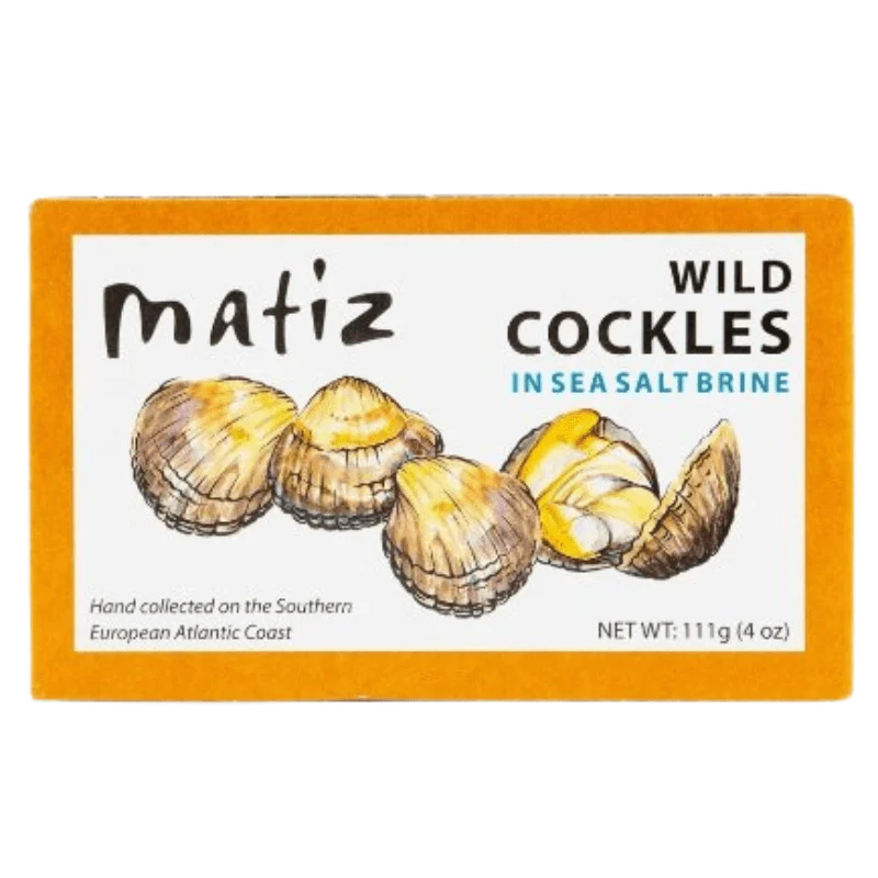 Matiz Berberechos Wild Cockles in Sea Salt Brine, 4 oz
