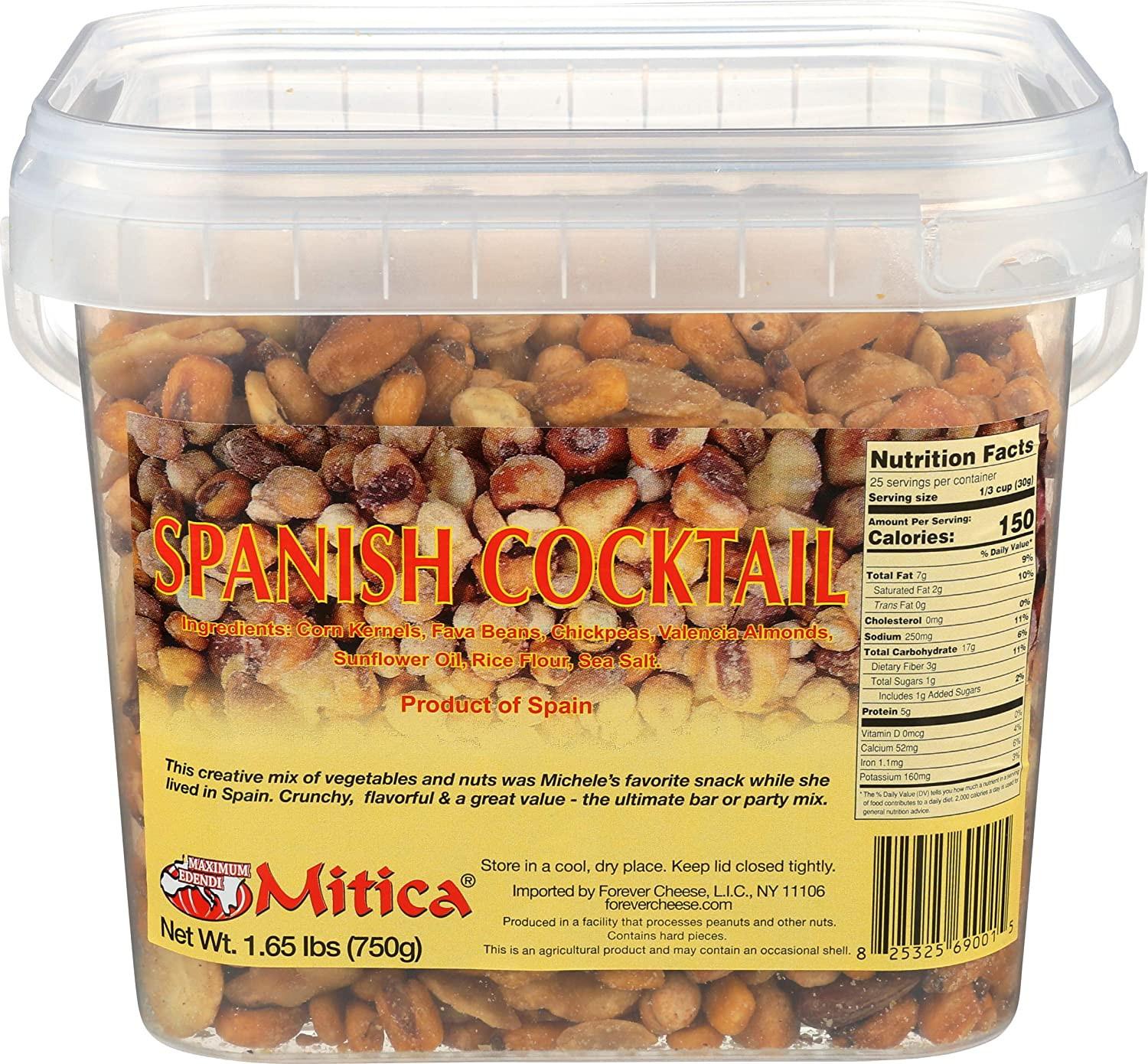 Mitica Spanish Cocktail Mix Nuts, 26.5 oz