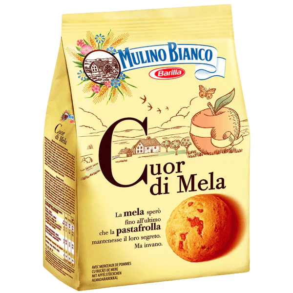 Mulino Bianco Cuor di Mela Apple Cookies, 8.8 oz