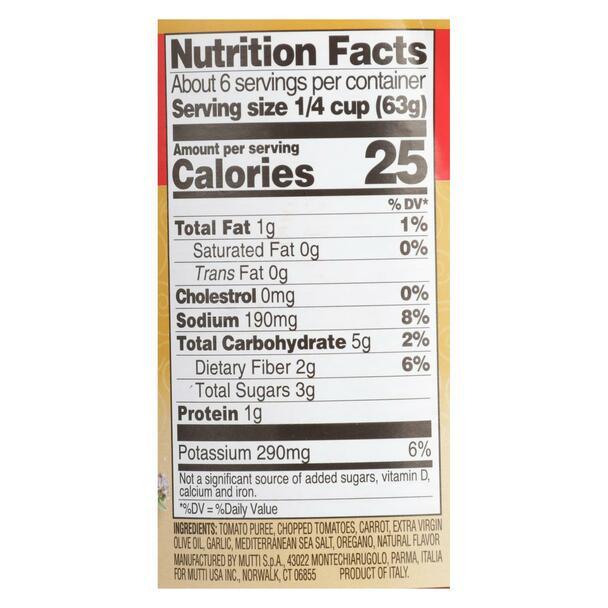 Mutti Garlic and Oregano Pizza Sauce, 14 oz - Image 2
