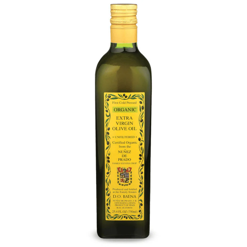 Nunez de Prado Organic Unfiltered Extra Virgin Olive Oil, 25.4 oz