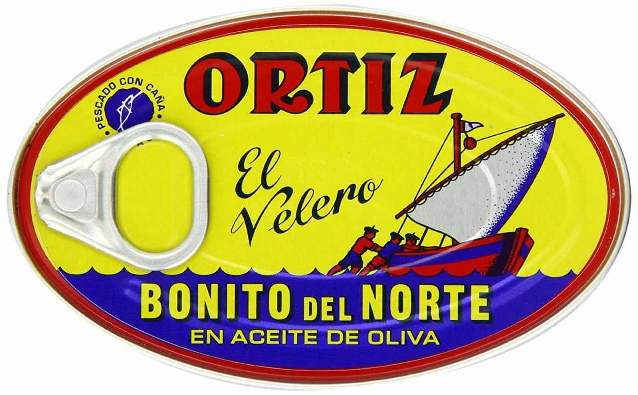 Ortiz Bonito Del Norte White Tuna in Olive Oil Tin, 3.95 oz (12 Pack)
