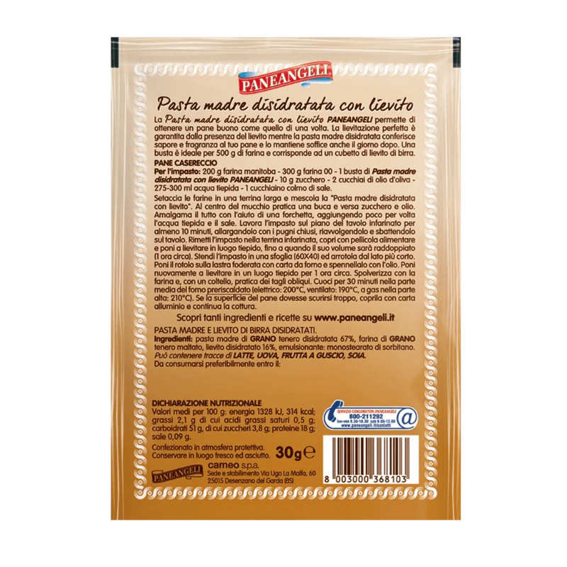Paneangeli Pasta Madre Disidratata Con Lievito, 1.05 oz - Image 2