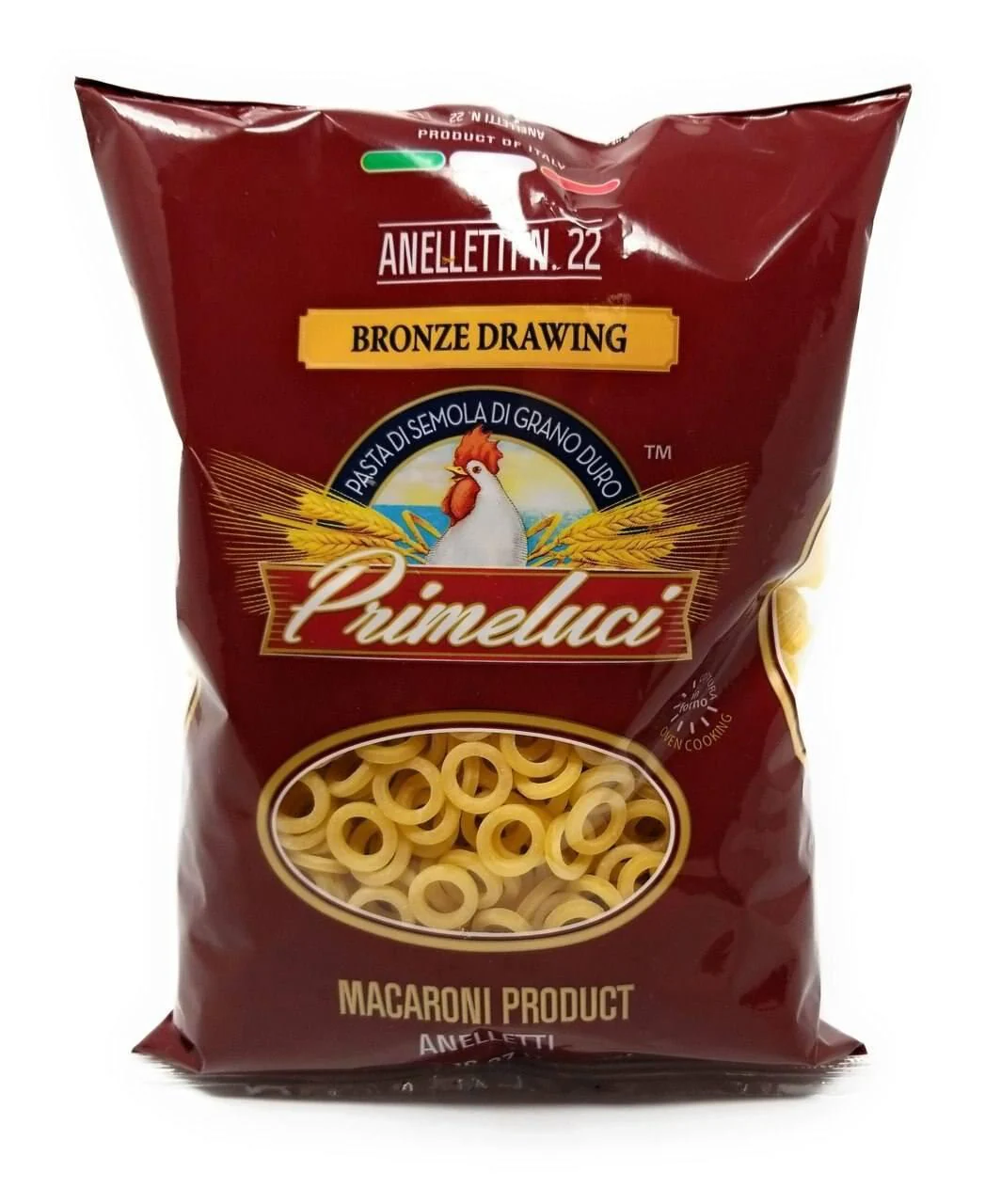 [Best Before 06/09/2026] Primeluci Anelletti Pasta, 16 oz
