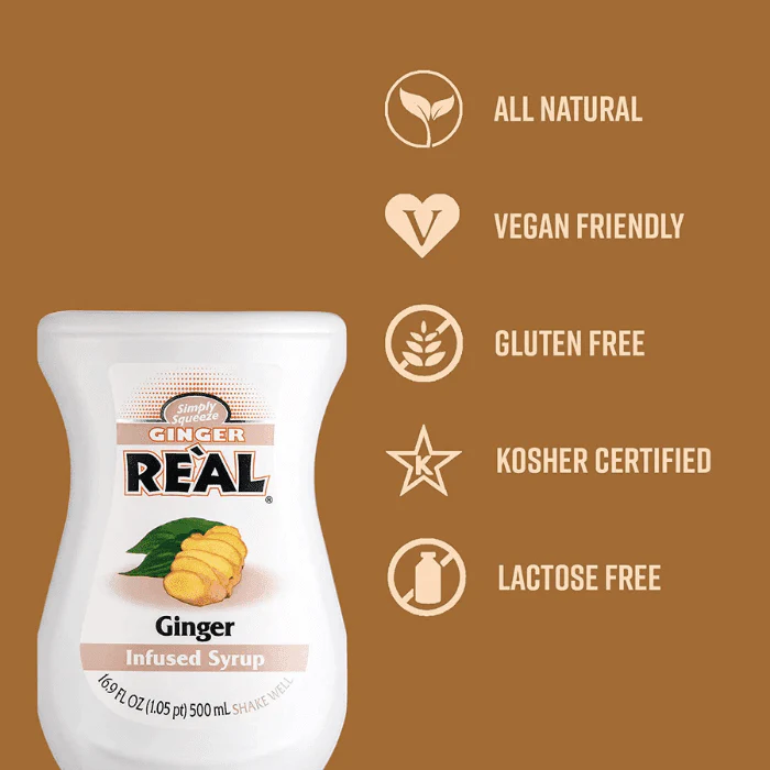Reàl Ginger Infused Syrup, 16.9 oz - Image 3