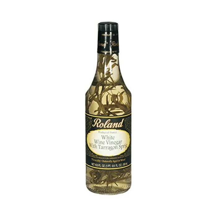 Roland White Wine Vinegar with Tarragon Sprig, 16.9 oz