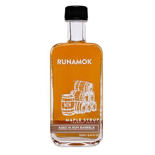 Runamok Maple Organic Rum Barrel-Aged Maple Syrup, 8.45 oz