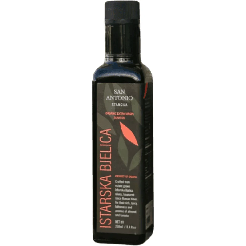 San Antonio Istarska Bjelica Organic Extra Virgin Olive Oil, 250mL