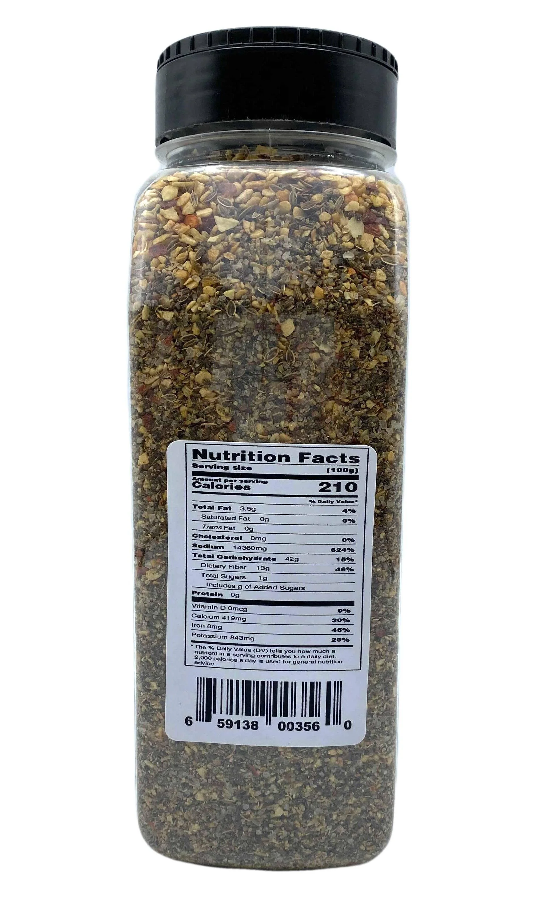 Sanniti Black Montreal Steak Seasoning, 26 oz (737 g) - Image 2