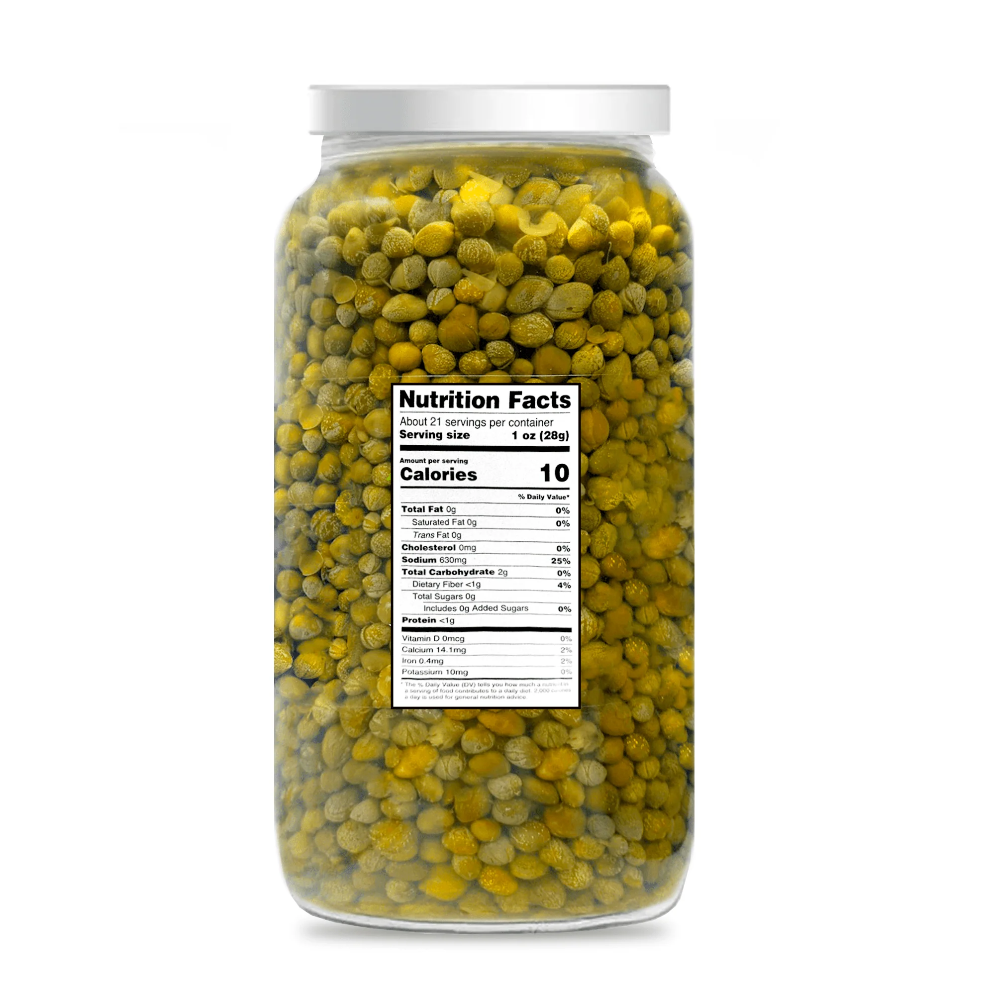 Sanniti Capers Non-Pareille in Vinegar and Salt Brine, 33.5 oz - Image 2