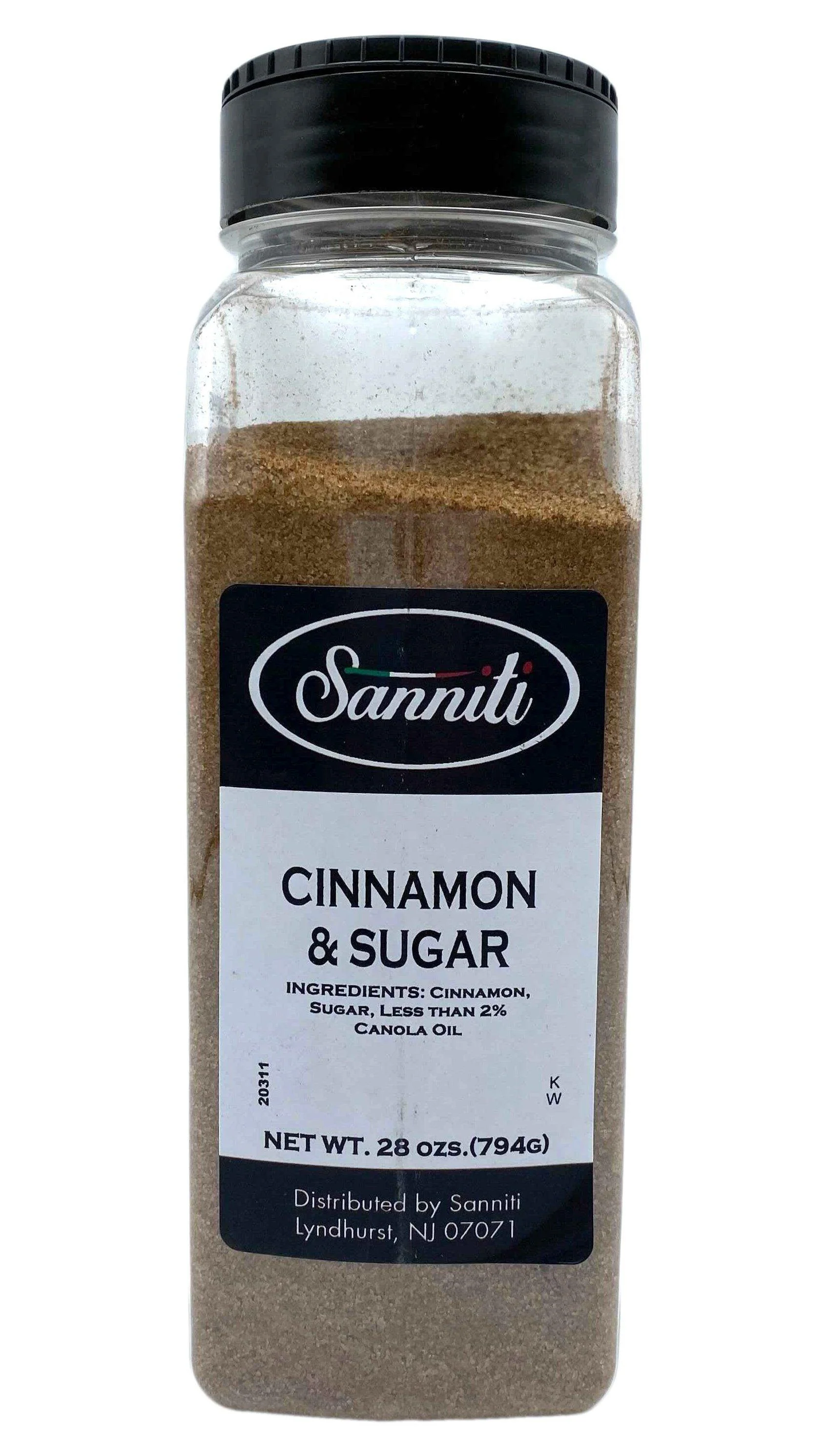 Sanniti Cinnamon and Sugar, 28 oz (794 g)