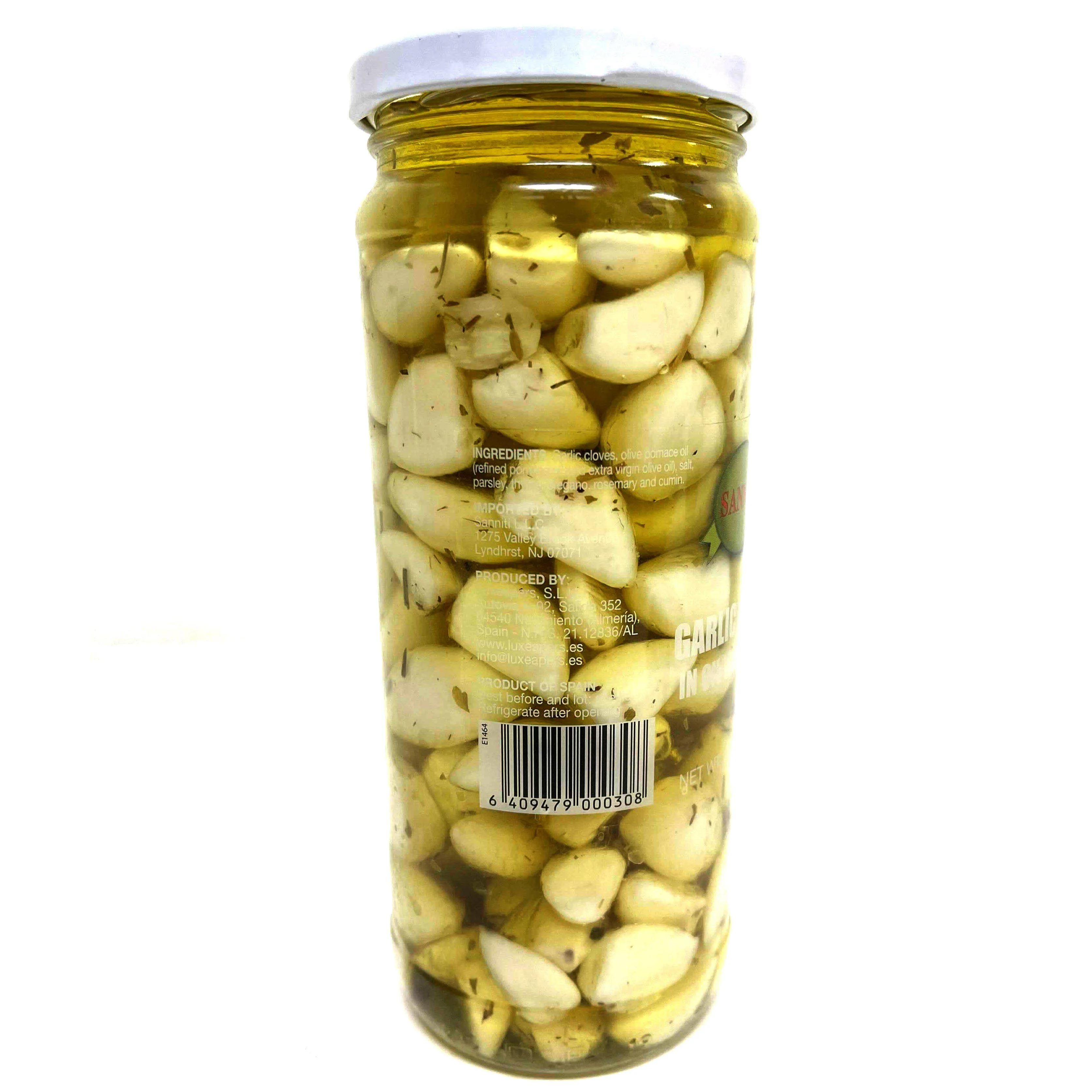 Sanniti Garlic Cloves in Oil with Herb, 15.7 oz (445 g) - Image 3