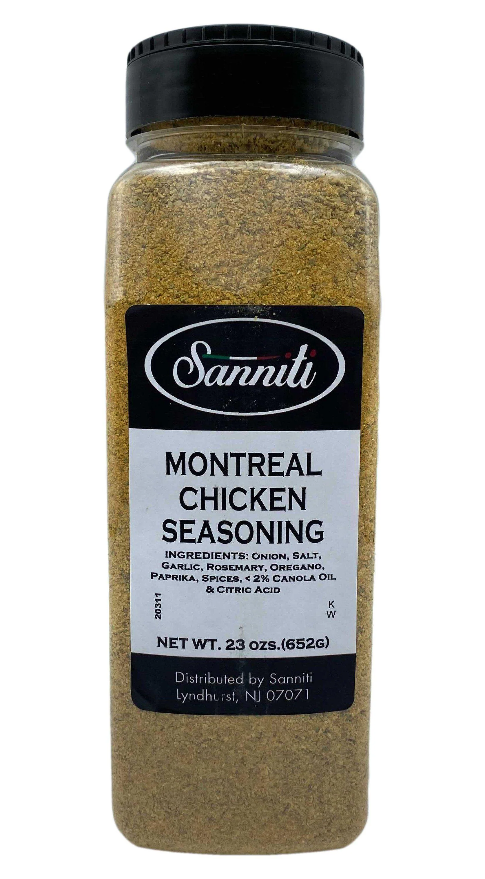 Sanniti Montreal Chicken Seasoning, 23 oz (652 g)
