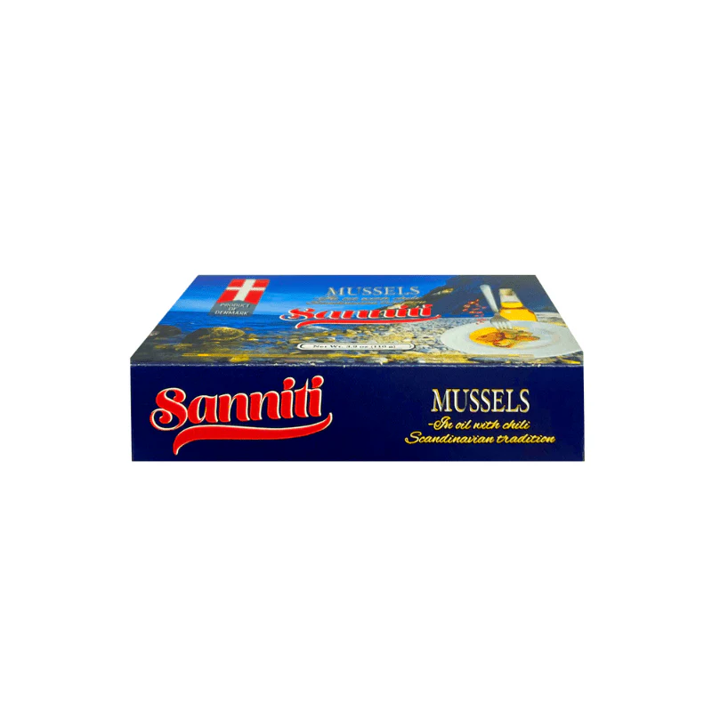 Sanniti Mussels in Oil with Chili, 3.9 oz - Image 4