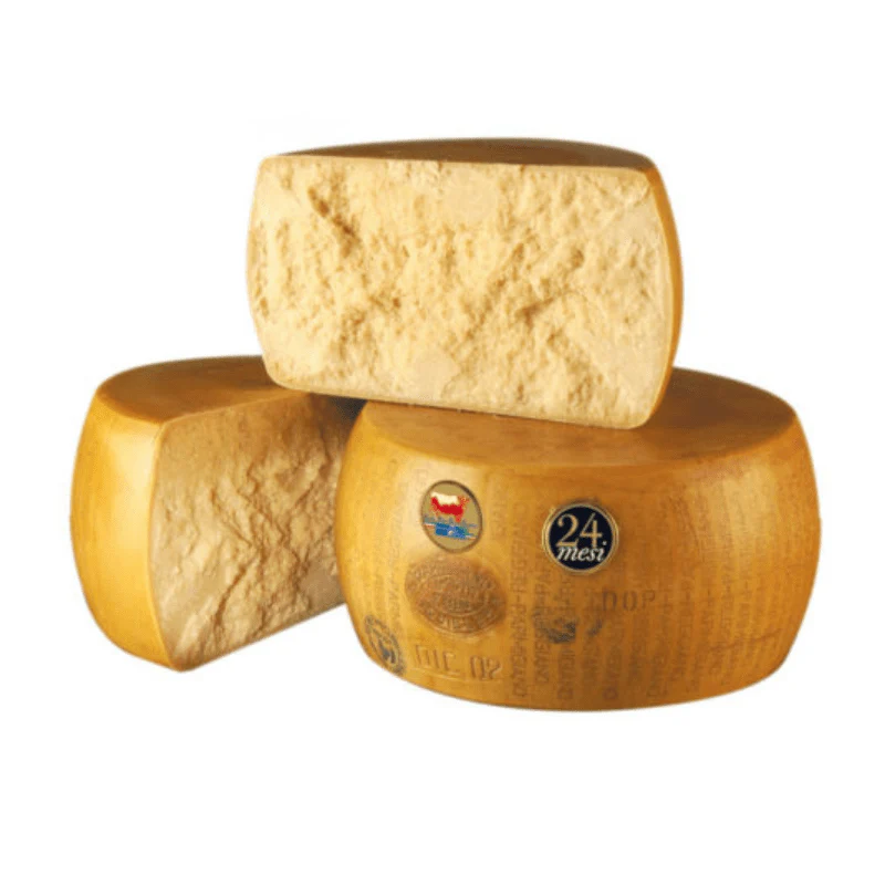 Sanniti Red Cow Parmigiano Reggiano DOP Aged 24 Months, 82 Lbs