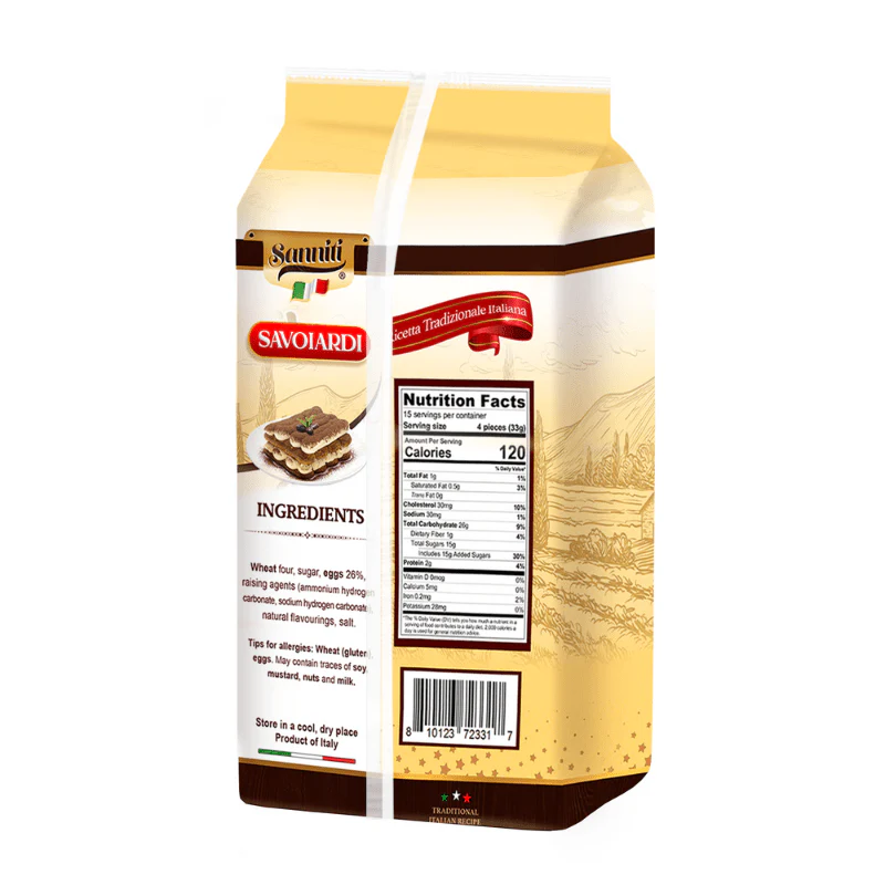 Sanniti Savoiardi Ladyfingers, 500g - Image 2