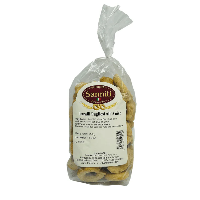 Sanniti Taralli Pugliesi all'Anice, 8.8 oz - Image 2