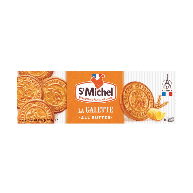 [Best Before: 09/20/2026] St Michel Thin Butter Galettes, 4.6 oz