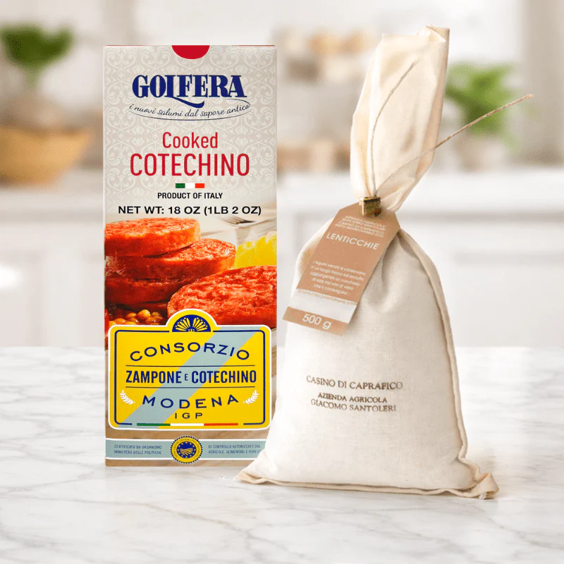 Supermarket Italy's New Year's Eve Cotechino & Lentil Bundle