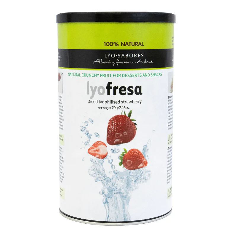 Texturas Lyo Fresa Freeze Dried Strawberry, 2.46 oz