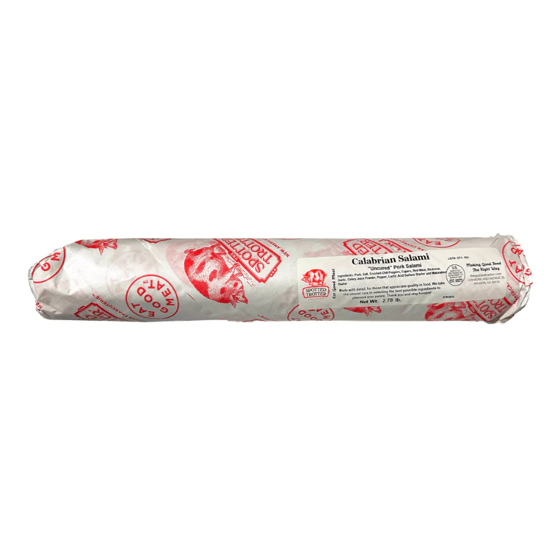 The Spotted Trotter Calabrian Salami, 3 lbs