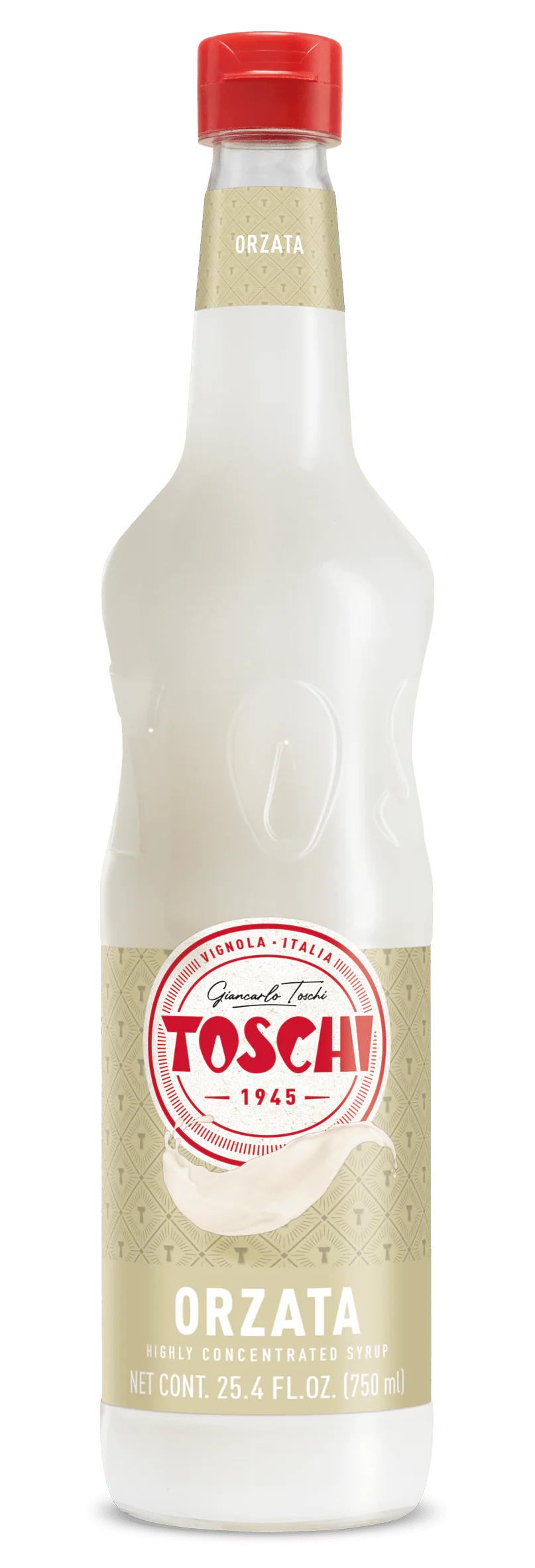 Toschi Orzata Cream Syrup, 750mL (25.4 oz)