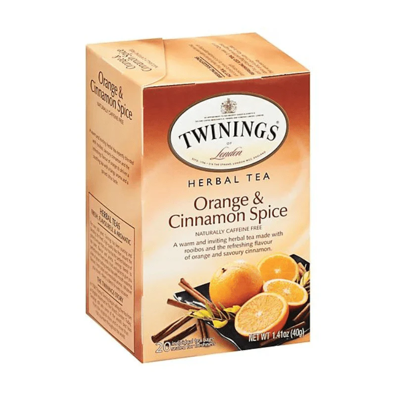 Twinings Orange & Cinnamon Spice Tea, 20 Count