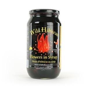 Wild Hibiscus Flowers in Syrup (50 Flowers) - 2.5 lbs - Image 2